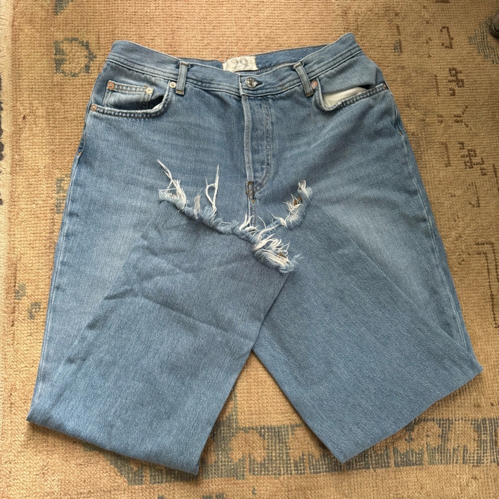 Free People Madi Mid Rise Cropped Jeans